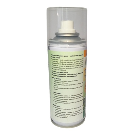 Spray Tratament Total pentru Plante - Acțiune Triplă: Insecticid, Fungicid, Acaricid 150ml - Img 3