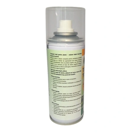 Spray Tratament Total pentru Plante - Acțiune Triplă: Insecticid, Fungicid, Acaricid 150ml - Img 3