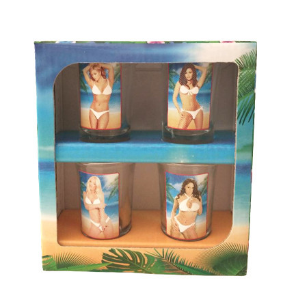 Set 4 pahare termice Design Erotic