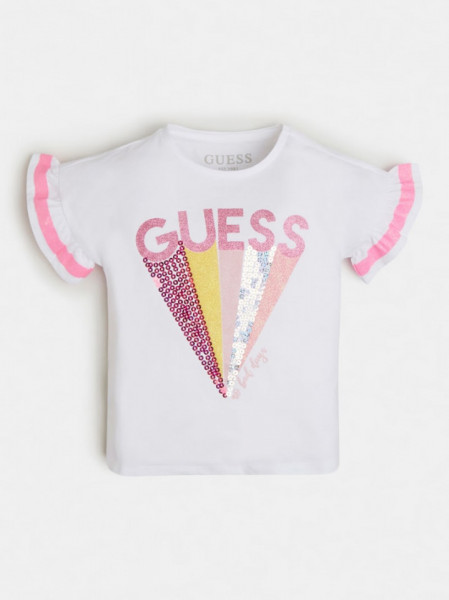 Tricou pentru fete, cu mânecă picată, Guess