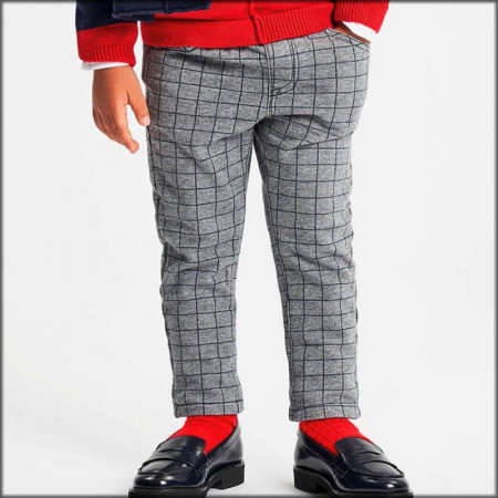 Pantalon băieți (5 ani), din bumbac vătuit, IDO