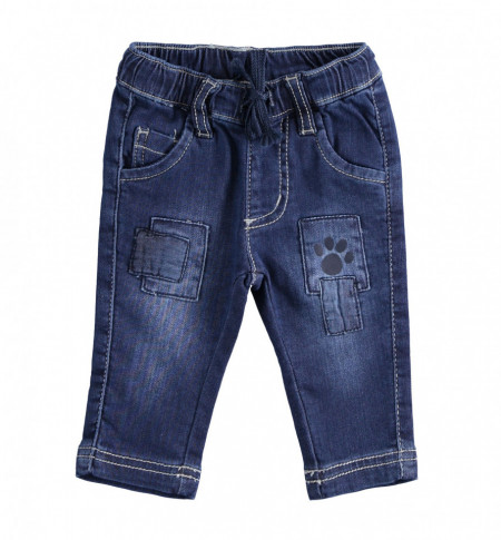 Blue jeans bebe băiat nou născut din bumbac, iDO