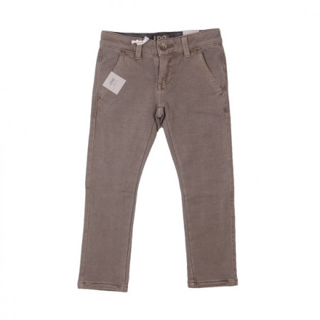 Pantalon de baiatei bej din bumbac de 5 ani