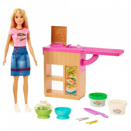 Set Barbie by Mattel Cooking and Baking Pregateste noodles cu papusa si accesorii