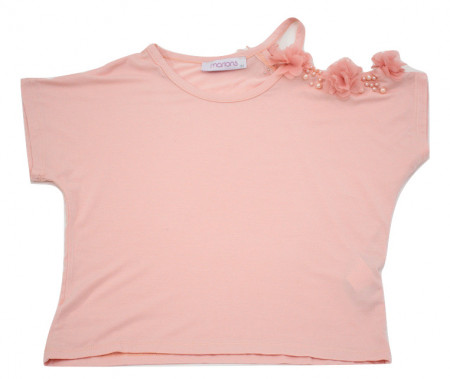 Tricou fete cu breteluta, somon
