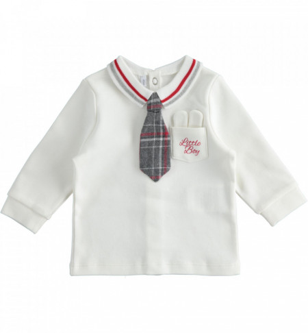 Bluza polo ivoire bebe baiat nou nascut