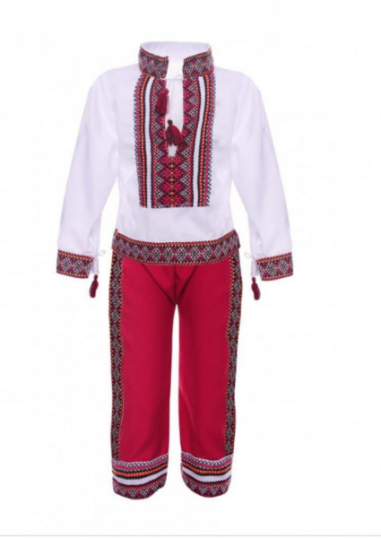 Costum traditional de baieti de la 1 an la 11 ani