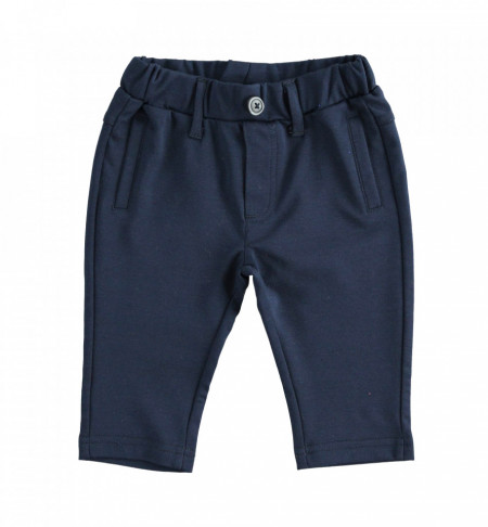 Pantaloni eleganți lungi bleumarin, IDO