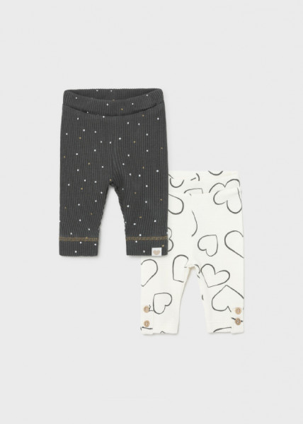Pantaloni leggings cu imprimeu pentru nou-născut fată, Mayoral