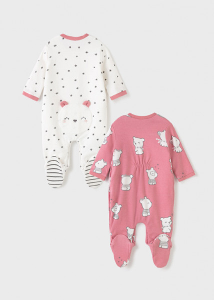 Pijama ECOFRIENDS cu bavetică, pentru nou-născut fat, Mayoral