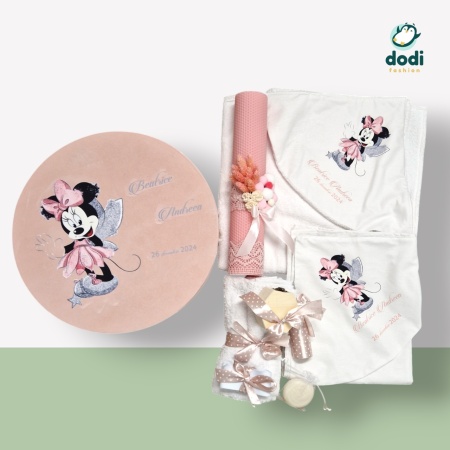 Trusou Botez Personalizat în Cufăr - Set Complet Handmade cu Accesorii Premium