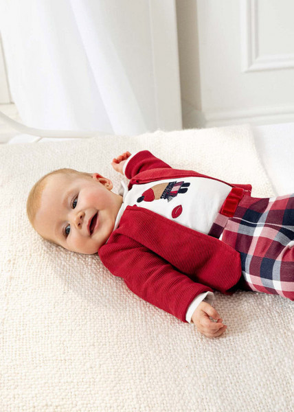 Set roz ECOFRIENDS 3 piese bebe-fată, Mayoral