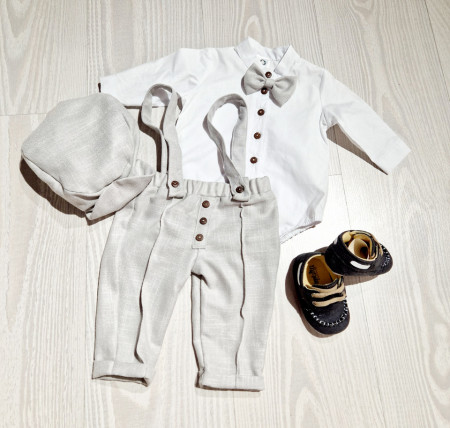 Costum gri argintiu din in Thomas