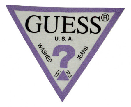 Tricou Guess logo cu mov