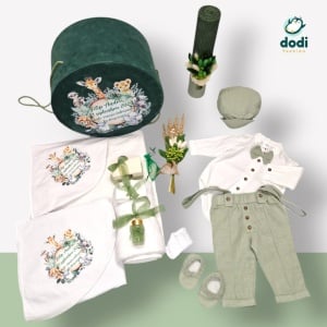 Trusou Botez Băiețel - Set Complet Personalizat în Tematica Jungla - Img 1