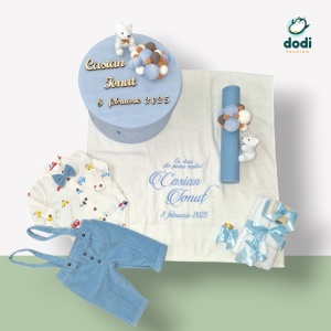 Trusou de botez „Vis cu Baloane” – Eleganță și rafinament pentru un botez de poveste! 🎈💙 - Img 5