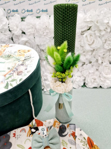 Trusou de botez verde  jungle