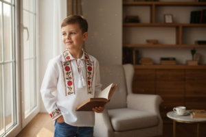 Ie traditionala pentru baiat brodata