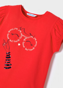 Tricou maneca scurta ECOFRIENDS fetita Mayoral - Img 4