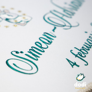 Trusou pentru botez de print, diverse culori