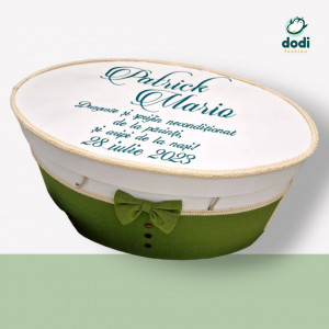 Trusou de botez verde lime jungle 