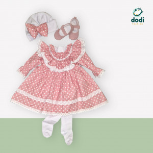 Rochie roz cu buline - Img 2