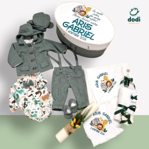 Trusou Botez Băiețel - Set Complet Personalizat jungla