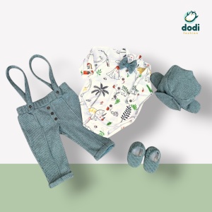 Costum de botez tematică Jungle – Eleganță și confort pentru micii aventurieri! - Img 2