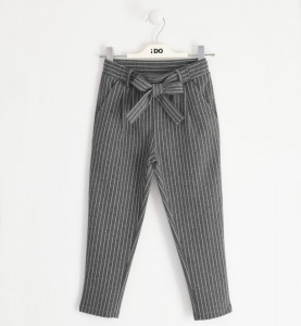 Pantaloni pentru adolescente, gri pipit, IDO - Img 1