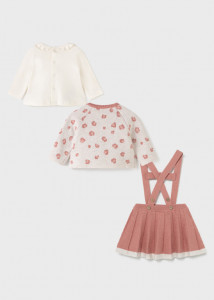 Set cu fustă tricot ECOFRIENDS pentru nou-născut fată, Mayoral - Img 2