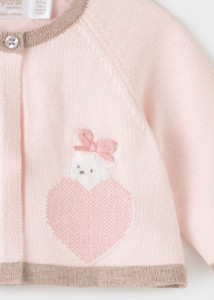 Set cu fustă tricot ECOFRIENDS pentru nou-născut fată, Mayoral - Img 3