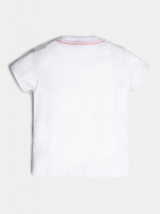 Tricou Guess cu logo pe piept - Img 4