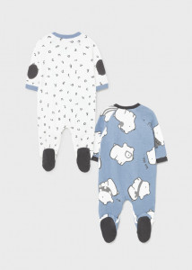 Pijama cu bavețică bebe-băiat, Mayoral - Img 2