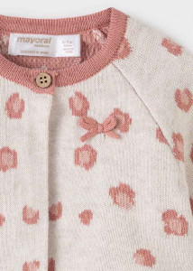 Set cu fustă tricot ECOFRIENDS pentru nou-născut fată, Mayoral - Img 3