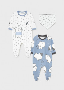 Pijama cu bavețică bebe-băiat, Mayoral - Img 3
