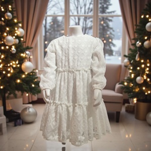 Rochie din voal fulg de nea - Img 2