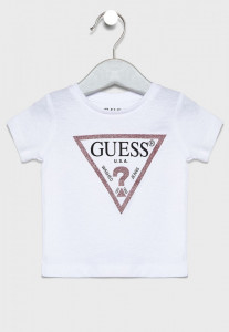 Tricou de fetita alb Guess