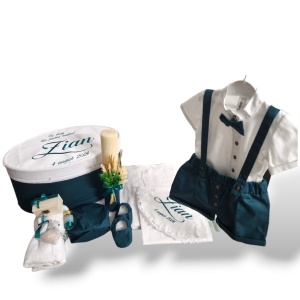 Trusou de botez verde smarald scurt sau lung - Img 2
