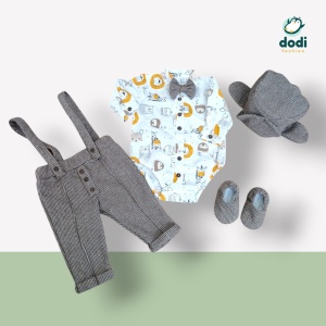 Costum bej gros in 4 piese jungle - Img 6