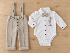 Costum personalizat pentru moț Ursuleț cu baloane - Img 2