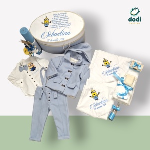 Trusou Botez Băiețel - Set Complet Personalizat minion