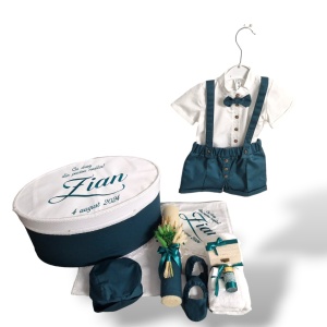 Trusou de botez verde smarald scurt sau lung - Img 3