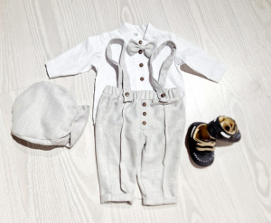 Costum gri argintiu din in Thomas - Img 3