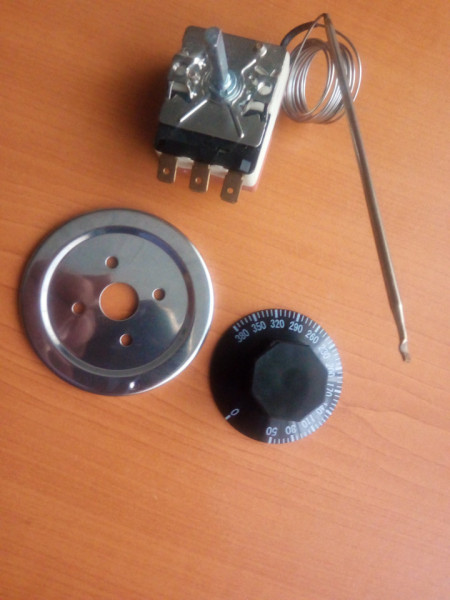 TERMOSTAT CUPTOR 50-380°C CU SONDA INOX 900mm