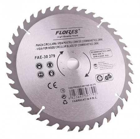 Panza circular vidia115mmX24TX22.2mm
