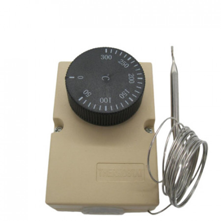Termostat cuptor 50 - 300˚C cu sonda de inox 90 mm