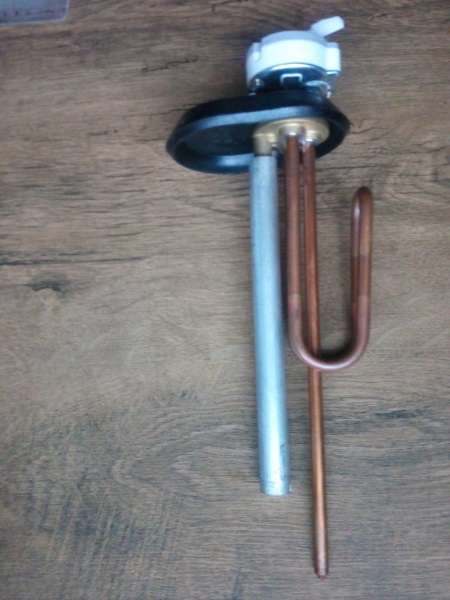Rezistenta boiler Ariston 2000W cu flansa garnitura termostat 16A si anod de magneziu