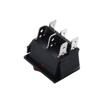 Intrerupator 20A Led Rosu 6P ON/OF