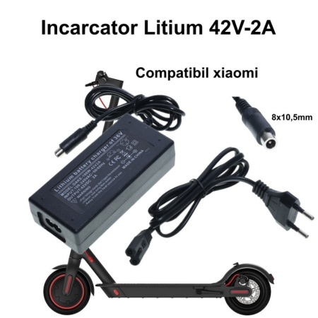 Incarcator Li-ion 42V-2A/8x10,5mm