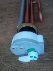Rezistenta de boiler flansa 1200W termostat si anod magneziu contacte scurte